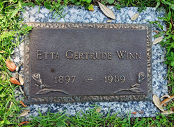 Etta Gertrude <I>Fuller</I> Winn 