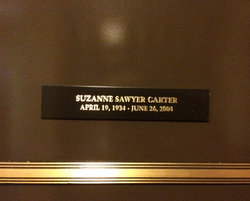 Suzanne <I>Sawyer</I> Carter 