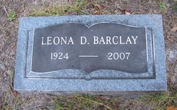 Leona <I>Davis</I> Barclay 