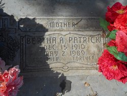Bertha A. <I>Baker</I> Patrick 
