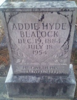 Addie <I>Hyde</I> Blalock 