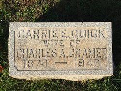 Carrie E <I>Quick</I> Cramer 