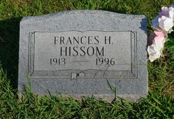 Frances Hilda <I>Wickhan</I> Hissom 