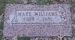 Mary Bell <I>Fisher</I> Williams 