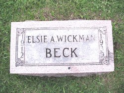 Elsie A. <I>Wickman</I> Beck 