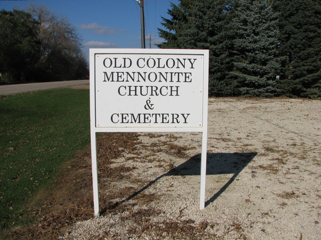 Chortitz Old Colony Mennonite Church Cemetery