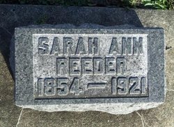 Sarah Ann <I>Sharp</I> Reeder 