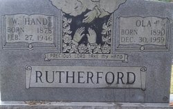Ola Sue <I>Robinson</I> Rutherford 