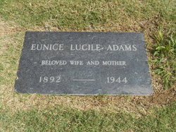 Eunice Lucile <I>Morse</I> Adams 