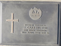 Corporal Joseph Carrington 