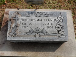Dorothy Mae <I>Grigsby</I> Hogner 