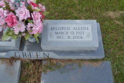 Mildred Aleene <I>Walker</I> Green 