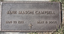Jane <I>Mason</I> Campbell 