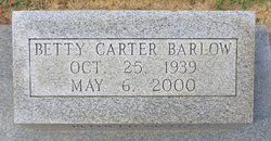 Betty <I>Carter</I> Barlow 