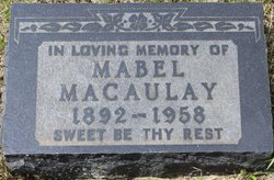 Mabel MacAulay 