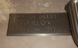 Maude <I>Deeds</I> Barlow 