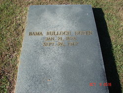 Bama <I>Bulloch</I> Duren 