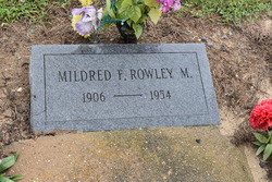 Mildred F. <I>Marshall</I> Rowley 