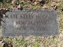 Mary Katherine “Kate” <I>Kelly</I> Hodges 