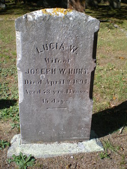 Lucia W. <I>Brewster</I> Hunt 