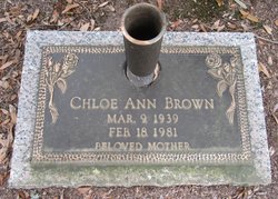 Chloe Ann <I>Halter</I> Brown 
