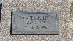 Maude B. <I>Loyd</I> Lee 