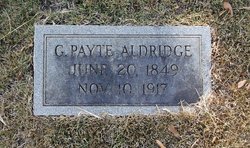 George Payte “Pate” Aldridge 