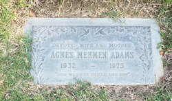 Agnes Marie <I>Peterson</I> Adams 