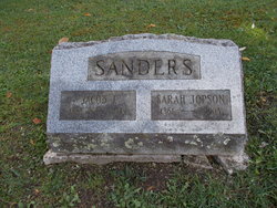 Sarah Jane <I>Jopson</I> Sanders 