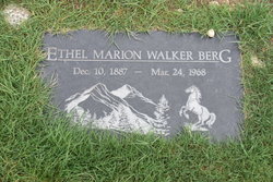 Ethel Marion <I>Walker</I> Berg 