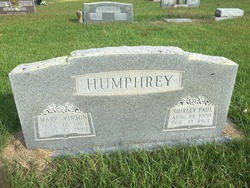 Mary <I>Vinson</I> Humphrey 