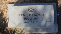 Irene <I>Ponder</I> Napier 