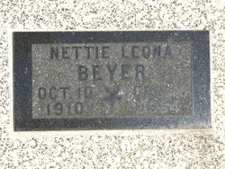 Nettie Leona <I>Strahm</I> Beyer 