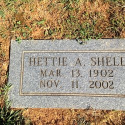 Hettie <I>Bowers</I> Shell 