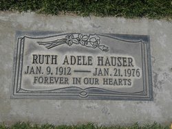 Ruth Adele <I>Poole</I> Hauser 