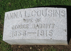 Anna L <I>Cousins</I> Babbitt 
