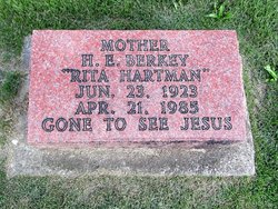 Henrietta E. “Rita” <I>Hartman</I> Berkey 
