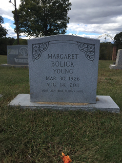 Margaret Wilma <I>Bolick</I> Young 