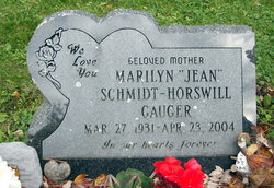Marilyn “Jean” <I>Schmidt-Horswill</I> Gauger 
