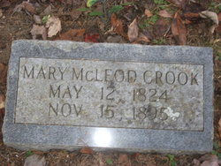 Mary Patterson <I>McLeod</I> Crook 