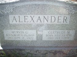 George Mervin Alexander 