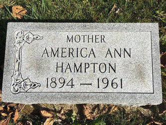 America Ann <I>Adams</I> Hampton 