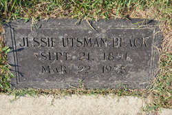 Sarah Jessie <I>Utsman</I> Black 