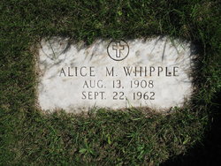 Alice M Whipple 