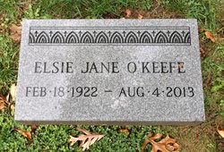 Elsie Jane “Ning” <I>Staley</I> O'Keefe 