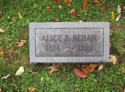 Alice Gertrude <I>Bromley</I> Behan 