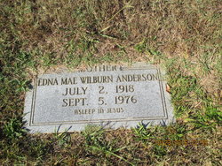 Edna Mae <I>Wilburn</I> Anderson 