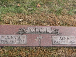 Mary Alma <I>Brown</I> Cecil 
