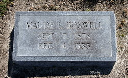Maude Irene <I>Flowers</I> Boswell 