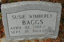 Susie <I>Wimberly</I> Baggs 